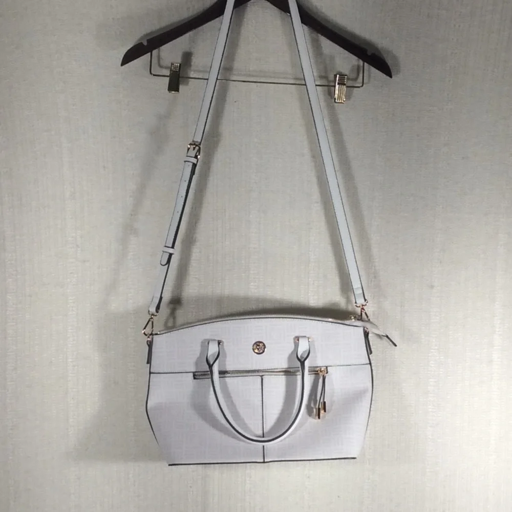 Anne Klein Dome Satchel Handbag Crossbody Purse